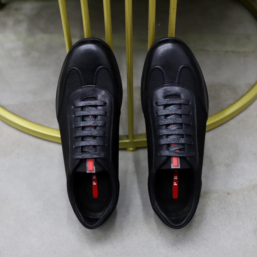 Men's shoes💰600💰Top original order Brand: PRADA (Prada) Standard code: Men's code 38/44 (45 can be customized) Grade: Same as the official website Material: Original cowhide surface, cowhide lining, original wear-resistant soft outsole Style category: casual sports shoes, young fashion, European and American trends, British style Color: actual picture color